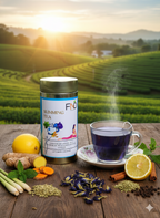 Slimming Tea | 3 Months Pack | Green Tea Blend | Herbal Infusion | Ayurvedic Ingredients & Free of Microplastics